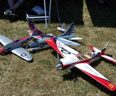 Model planes from a S.T.A.R.S. R/C Rally and Air Show