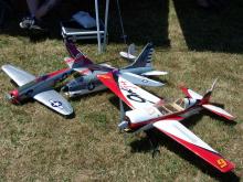 Model planes from a S.T.A.R.S. R/C Rally and Air Show